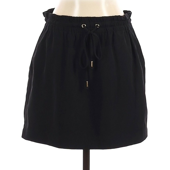 Express Dresses & Skirts - Express Black Drawstring Mini Skirt